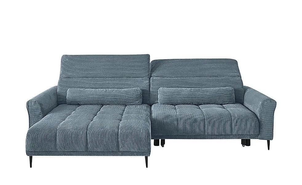 Ecksofa  Logan ¦ blau ¦ Maße (cm): B: 277 H: 80 T: 179.0 Polstermöbel > Sof günstig online kaufen