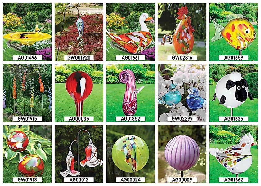 Gartenkugel braun Mini Glas Murmel Blumenbeet Dekoration Handmade 8cm inkl günstig online kaufen