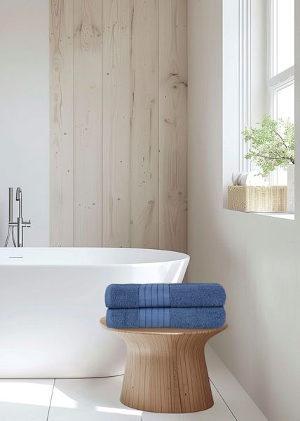 good morning Badetuch "Uni Towels" Baumwolle, Walkfrottee, Bordüre, 500 GSM günstig online kaufen