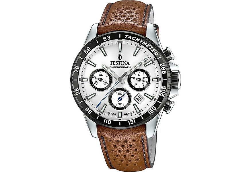 Festina Chronograph Herren F20561/1 – Elegante Quarzuhr mit Edelstahlgehäus günstig online kaufen