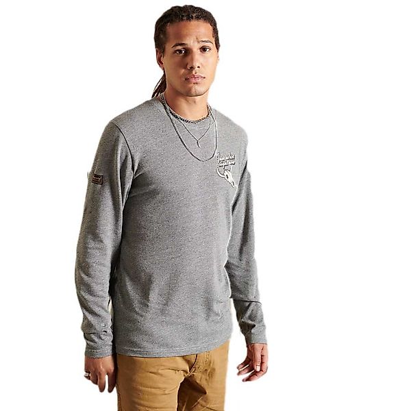 Superdry Heritage Mountain Langarm-t-shirt XL Grey Grit günstig online kaufen