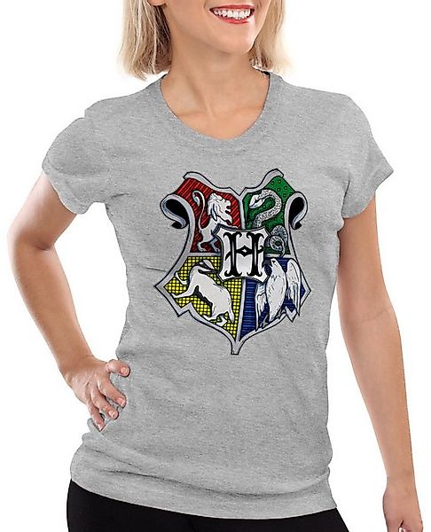 style3 T-Shirt Zauberschule potter zauberei magic löwe adler schlange harry günstig online kaufen