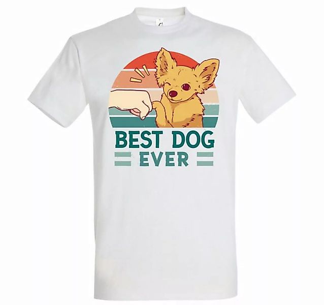 Youth Designz T-Shirt Best Dog Ever Herren T-Shirt mit Trendigem Frontdruck günstig online kaufen