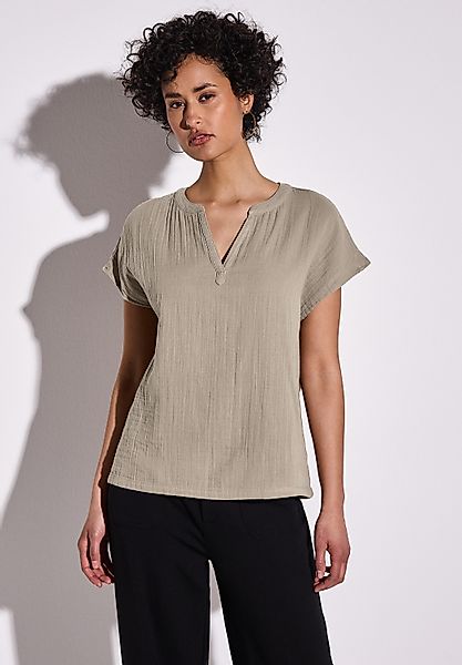 STREET ONE Hemdbluse, aus reiner Baumwolle günstig online kaufen