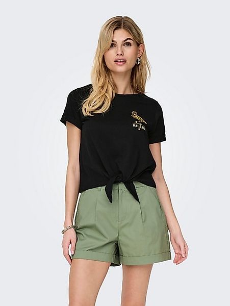 ONLY Kurzarmshirt ONLDORA S/S KNOT FOLD-UP TOP JRS günstig online kaufen