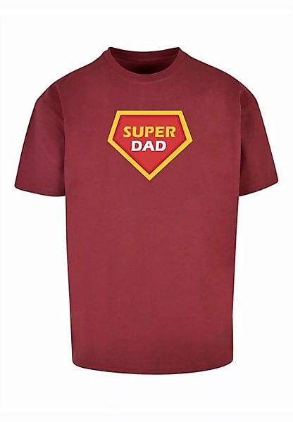 Merchcode T-Shirt Merchcode Herren Fathers Day - Super dad Heavy Oversize T günstig online kaufen