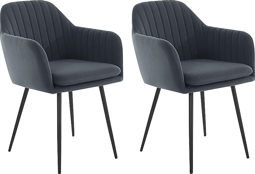 HELA Armlehnstuhl "CARLA" (Set) 2 Stk.bequemer Armlehnstuhl, Schalenstuhl günstig online kaufen