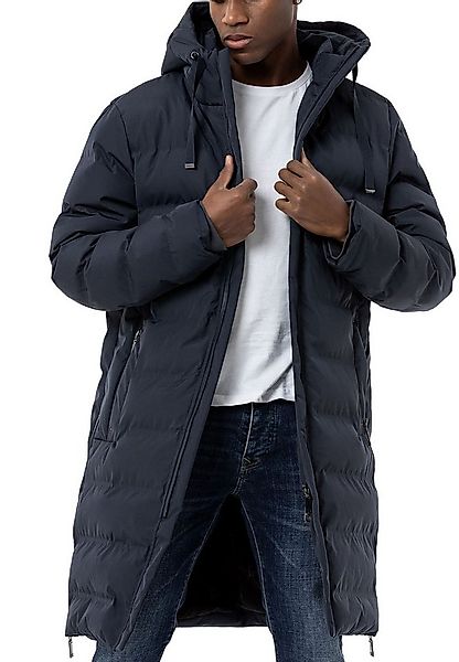 RedBridge Steppmantel mit Kapuze Lange Winterjacke Warm Leicht Casual Verde günstig online kaufen