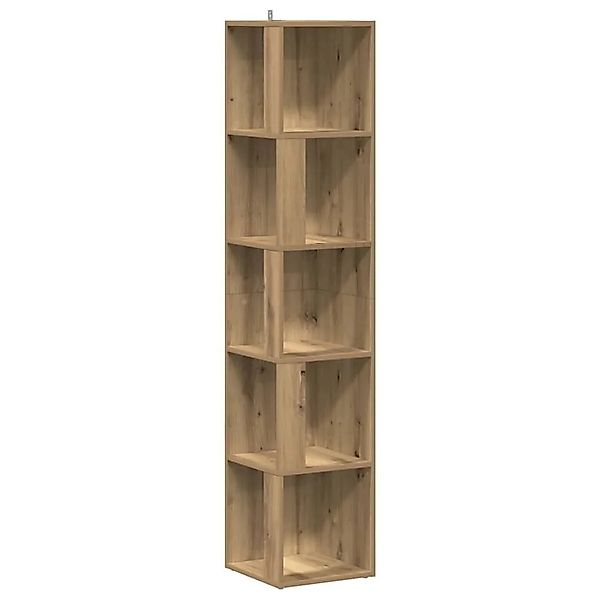 vidaXL Eckregal Artisan-Eiche 33x33x165 cm Holzwerkstoff 856725 günstig online kaufen
