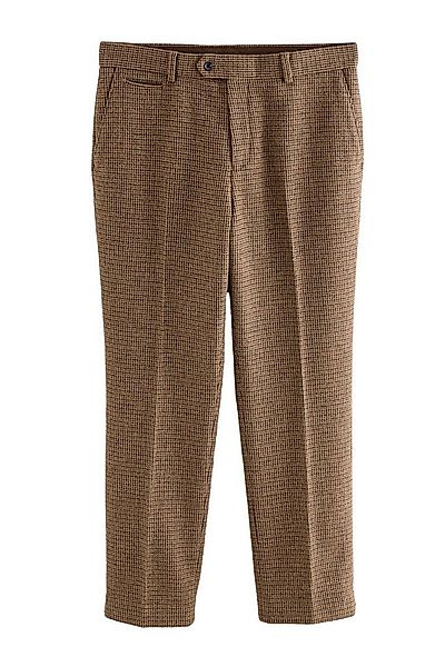 Next Stoffhose Strukturierte Hose mit Hahnentrittmuster und Wolle (1-tlg) günstig online kaufen