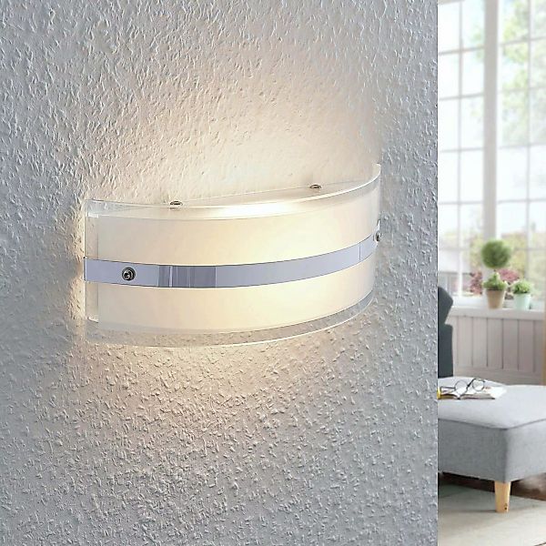 Glas-Wandleuchte Zinka mit LED, 25 cm günstig online kaufen