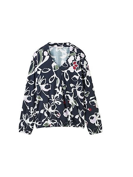 TOM TAILOR Langarmshirt Bluse mit TENCEL™ günstig online kaufen