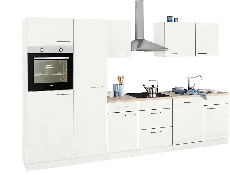 wiho Küchen Küchenzeile "Zell", mit E-Geräten, Breite 310 cm günstig online kaufen