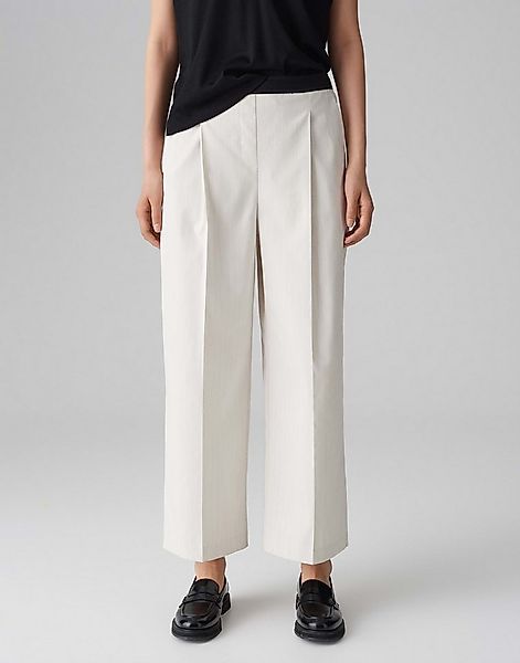 OPUS Culotte MOZY LANE mit feinem Nadelstreifen Cropped, französische Eingr günstig online kaufen