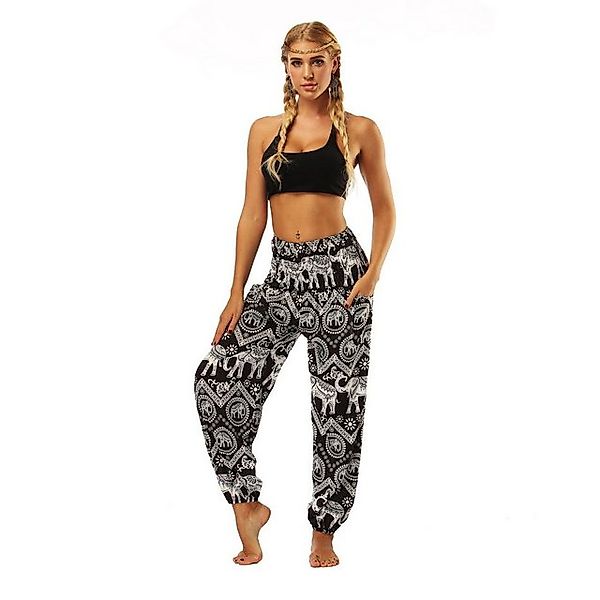 YRIIOMO Loungepants Modische, lockere Yogabekleidung, weite Yogahose, Fitne günstig online kaufen