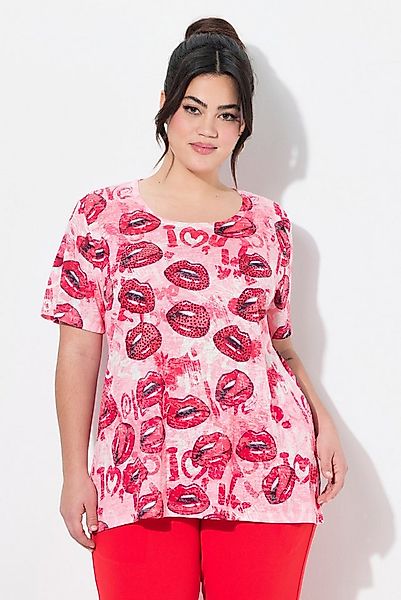 Angel of Style T-Shirt T-Shirt Komfort Fit Kussmund-Print günstig online kaufen