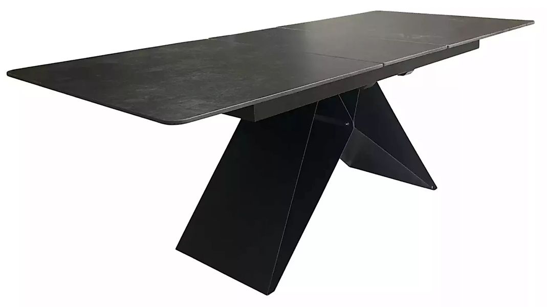 Ausziehtisch Cherasco Dark Grey 160/200 x 90 x 76 cm günstig online kaufen