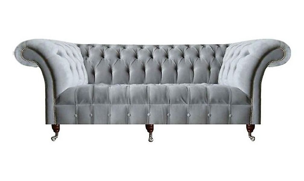 Xlmoebel Chesterfield-Sofa Luxuriöses Textilsofa für das Wohnzimmer - Dreis günstig online kaufen