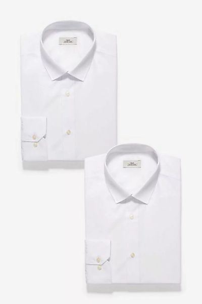 Next Langarmhemd Hemden im Regular Fit, Sportmanschetten, 2er-Pack (2-tlg) günstig online kaufen