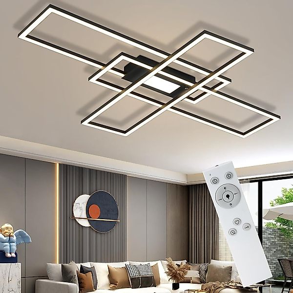 ZMH LED Deckenleuchte Wohnzimmer 50W 3 günstig online kaufen