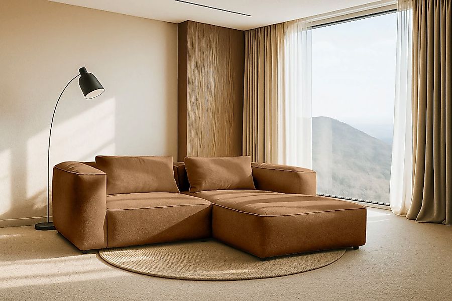 Home affaire Ecksofa "Tvinnet" Breite 228 cm, extra tiefe Sitzfläche, kubis günstig online kaufen