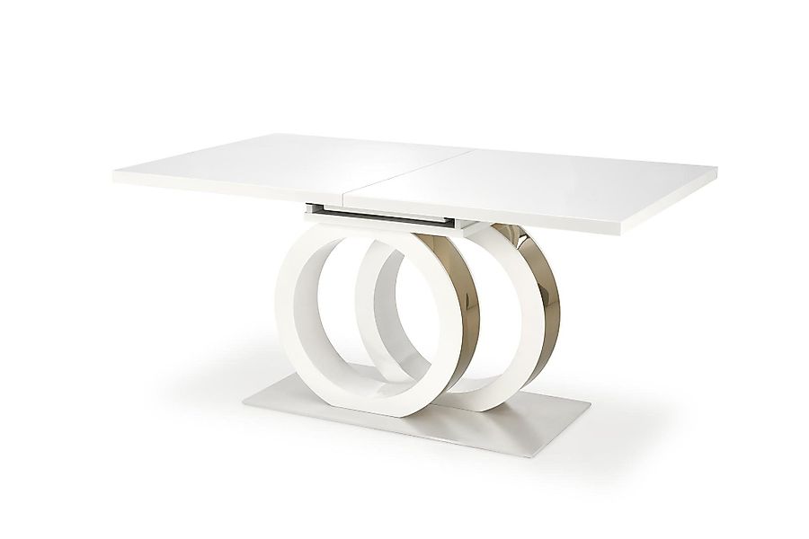 designimpex Esstisch Design HAG-777 Weiß Hochglanz günstig online kaufen
