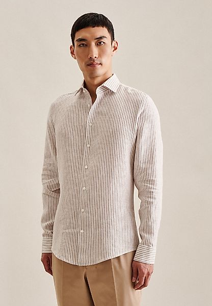 seidensticker Businesshemd "Shaped" Shaped 1/1 Kentkragen Streifen günstig online kaufen