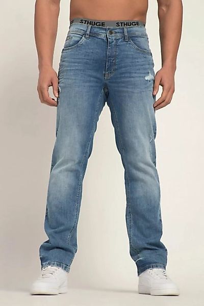 STHUGE 5-Pocket-Jeans STHUGE Jeans FLEXLASTIC® Denim 5-Pocket destroyed günstig online kaufen