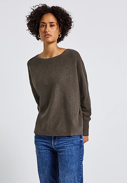 STREET ONE Strickpullover, mit U-Boot-Ausschnitt günstig online kaufen