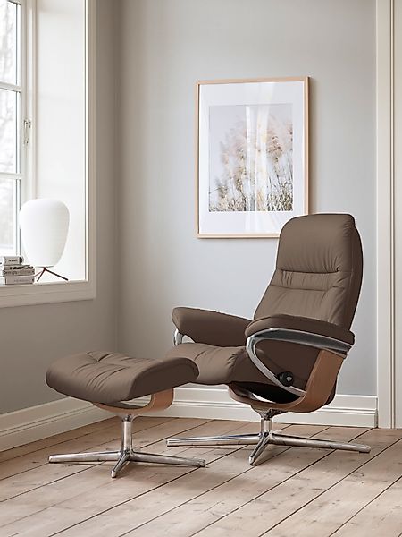 Stressless® Relaxsessel »Sunrise«, (Set, Relaxsessel mit Hocker), mit Hocke günstig online kaufen