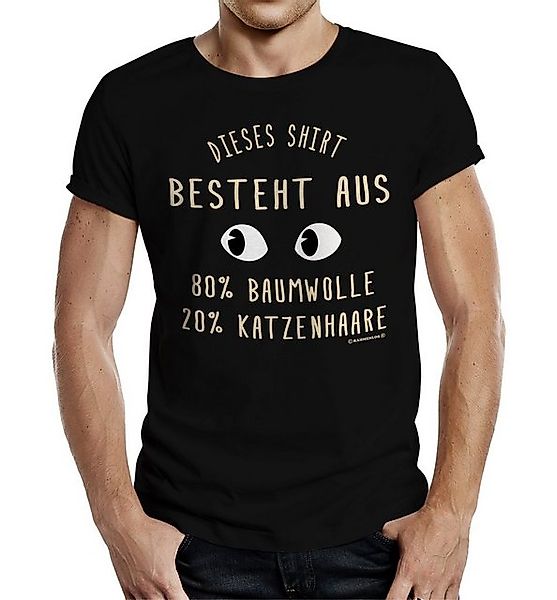 RAHMENLOS® T-Shirt für Katzenmenschen: Dieses Shirt günstig online kaufen