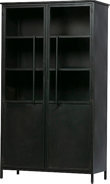 WOOOD Vitrine "Exhibit", mit Glastüren und viel Stauraum, H 170 cm x B 99 c günstig online kaufen