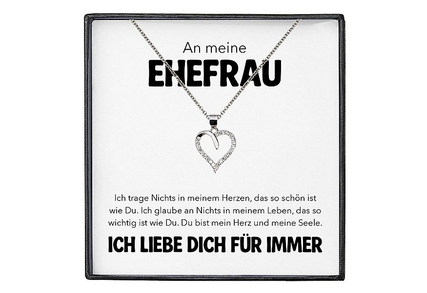 22Feels Schmuckset Ehefrau Geschenk Hochzeitstag Ich Liebe Dich Kette Herz günstig online kaufen