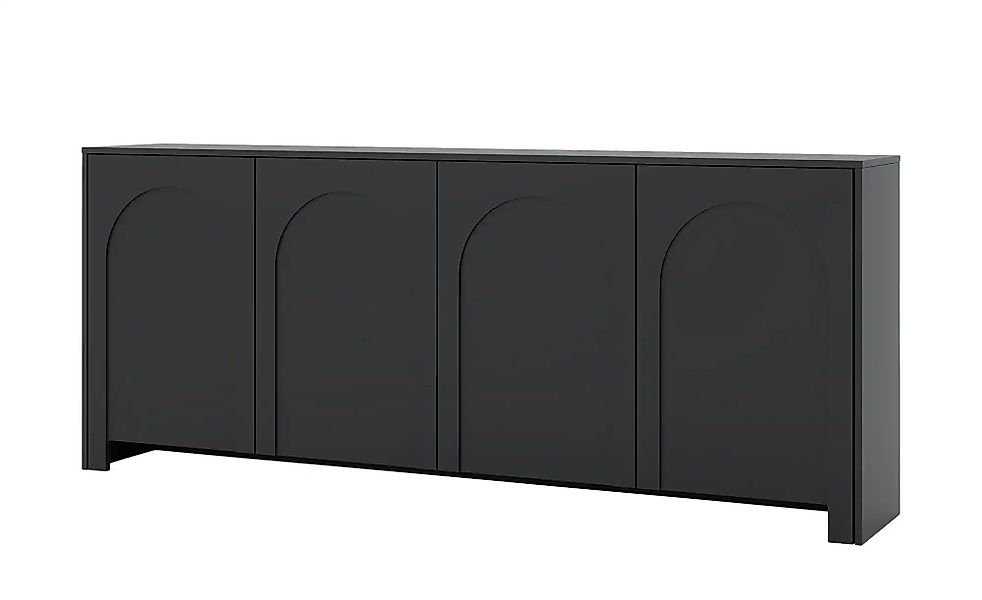 Sideboard  Arsoli ¦ schwarz ¦ Maße (cm): B: 204 H: 83 T: 35.0 Kommoden & Si günstig online kaufen