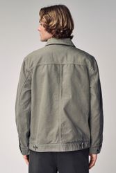 Next Canvasjacke Arbeitsjacke mit Cordkragen 100 günstig online kaufen