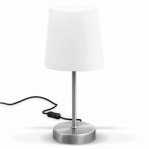 B.K.Licht Tisch-Leuchte Stoff Dekolampe Nachttisch-Leuchte Wohnzimmerlampen günstig online kaufen