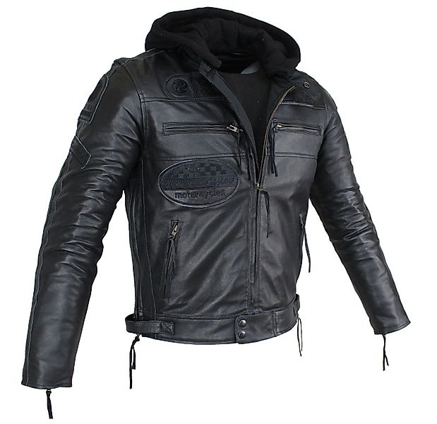 Alpha Speeds Motorradjacke Herren Leder Jacke günstig online kaufen