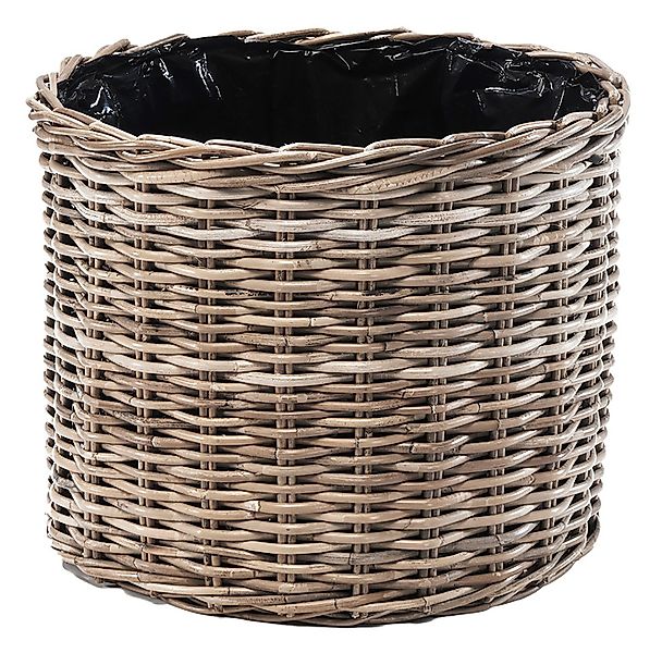 Kobolo Pflanzkübel Pflanzkorb DREVO - Rattan mit Folie ausgeschlagen (1 Stü günstig online kaufen