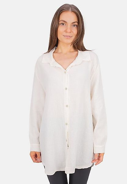 Seasons of April Hemdbluse SUSIE MUSSELIN OVERSIZED Oversized Musselin Blus günstig online kaufen