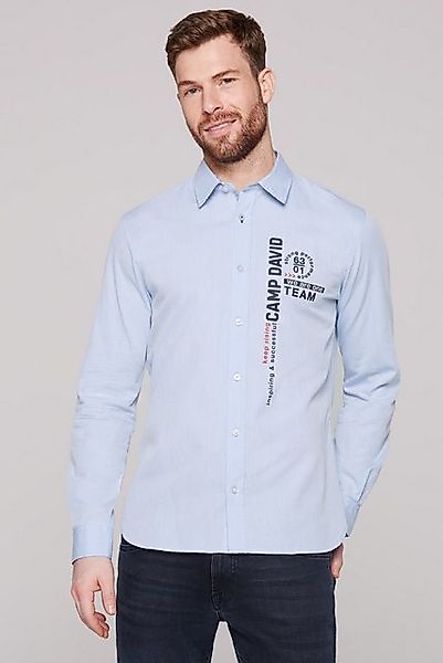 CAMP DAVID Langarmhemd aus Baumwolle günstig online kaufen