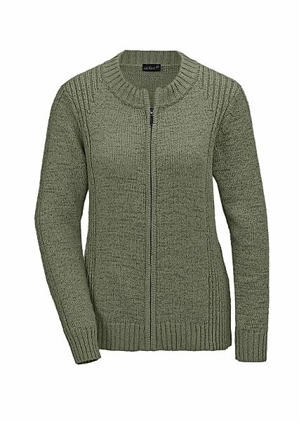 GOLDNER Strickjacke "Strickjacke aus Bändchengarn in schöner Melange-Optik" günstig online kaufen