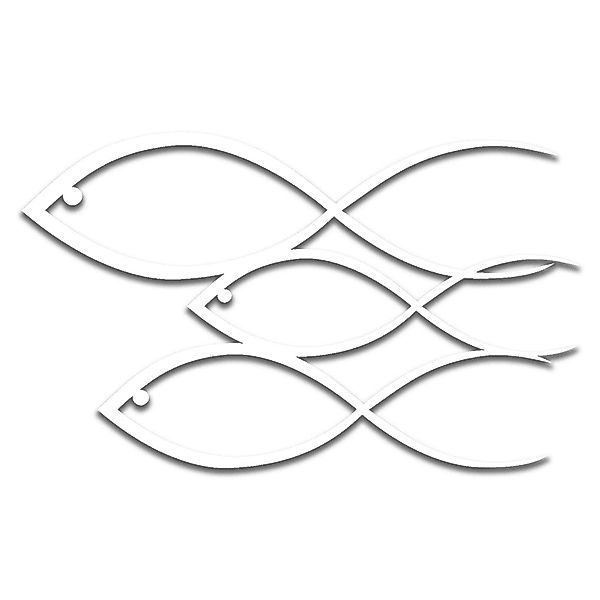 Jumpeak Wanddekoobjekt Kleine Fische Wanddekoration aus günstig online kaufen