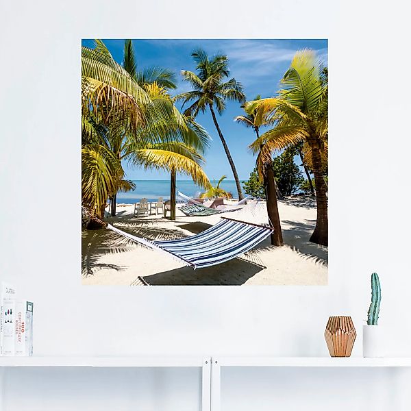Artland Wandfolie »Florida Wellness«, Strand, (1 St.), selbstklebend günstig online kaufen