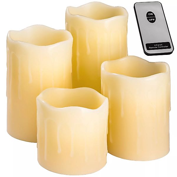 LED-Kerzen mit Fernbedienung - weiß günstig online kaufen