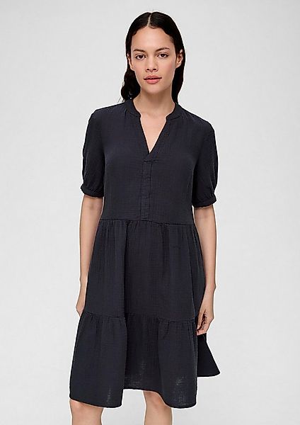 s.Oliver Minikleid Kleid Crinkle-Kleid mit Volants im Loose Fit günstig online kaufen