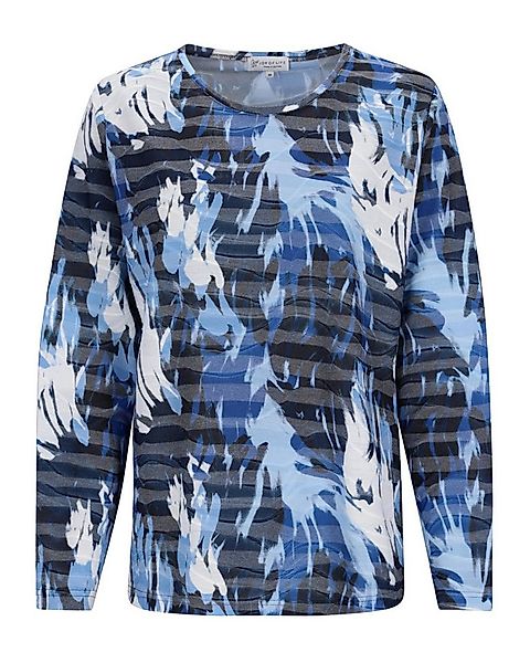 Hajo Langarmshirt Shirt Wellenstruktur günstig online kaufen