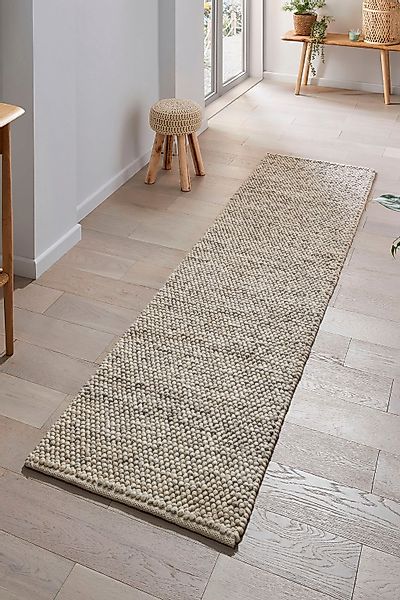 FLAIR RUGS Läufer »Minerals«, rechteckig, 10 mm Höhe, Teppich aus Wollmisch günstig online kaufen