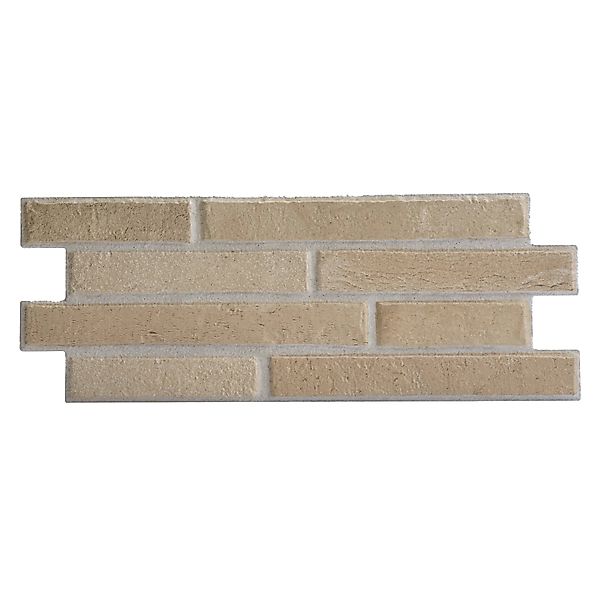 Klimex Verblender Feinsteinzeug UltraStrong Long Brick 40 cm x 16 cm Grau-B günstig online kaufen