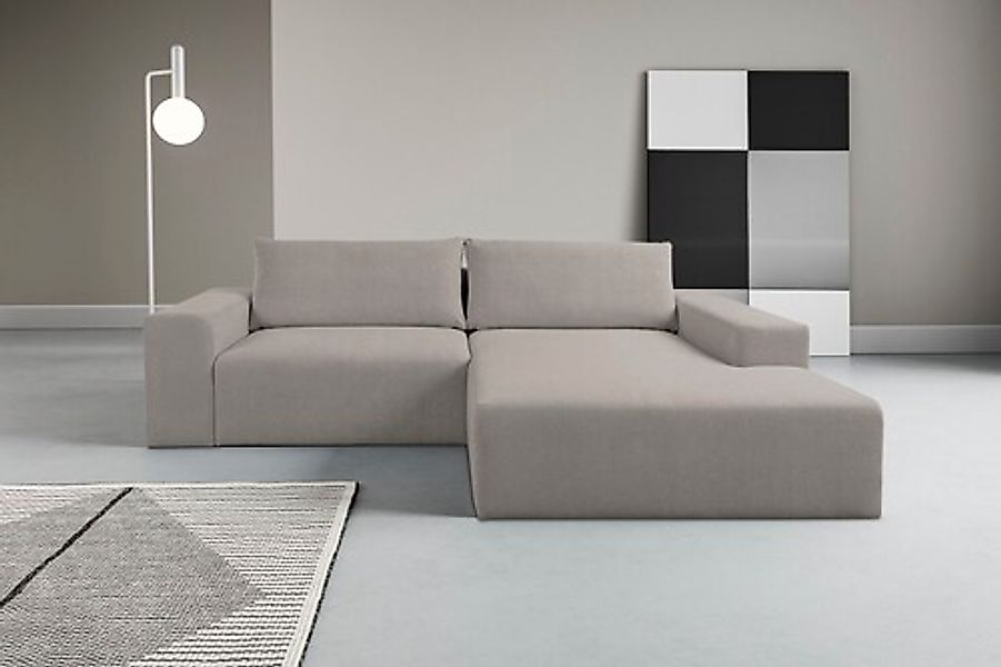 WERK2 Ecksofa »Rio, elegant & bequem, Breite 262 cm, L-Form« Puristisches D günstig online kaufen