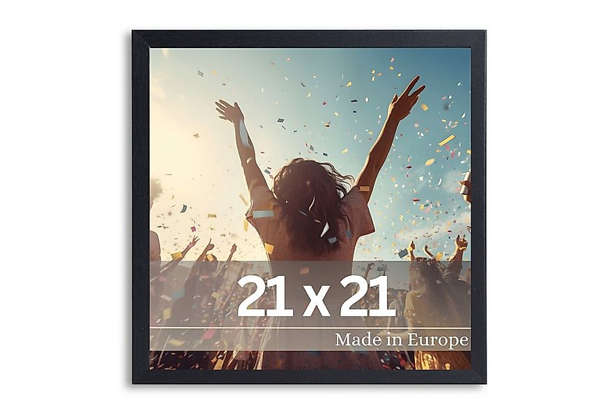 Victor (Zenith) Bilderrahmen Dali, Bilderrahmen Schwarz 21x21 cm, Bilderrah günstig online kaufen